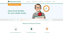 Desktop Screenshot of mountaindental.com